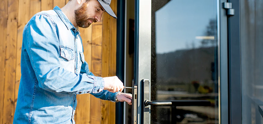 Frameless Glass Storefront Door Locks Replacement in Carlsbad, CA